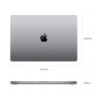 لپ تاپ 16.2 اینچی اپل مدل MacBook Pro MNWD3 2023 – M2 Pro 16GB 1SSD
