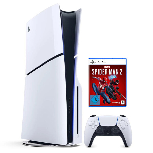 کنسول بازی سونی مدل Playstation 5 Slim سری Standard Edition 2016 باندل اسپایدرمن